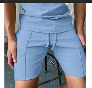 Solid Color Fitness Shorts