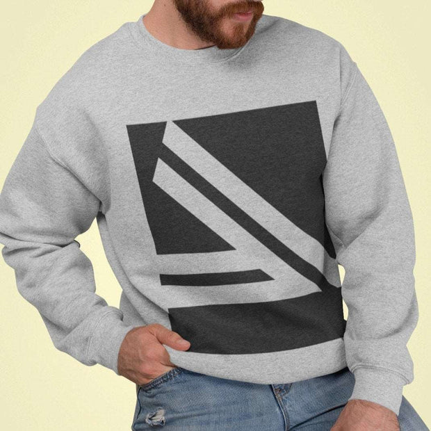 Avesa™ Double Slanted Logo Crewneck Sweatshirt