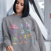 Avesa™ Yoga Theme Crewneck Sweatshirt