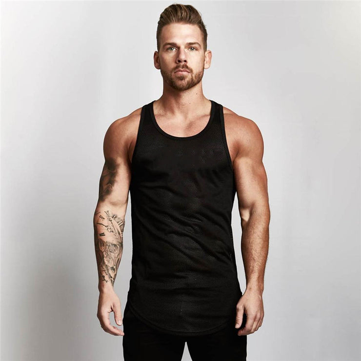 Men Top Sportswear Vest Gym Clothes