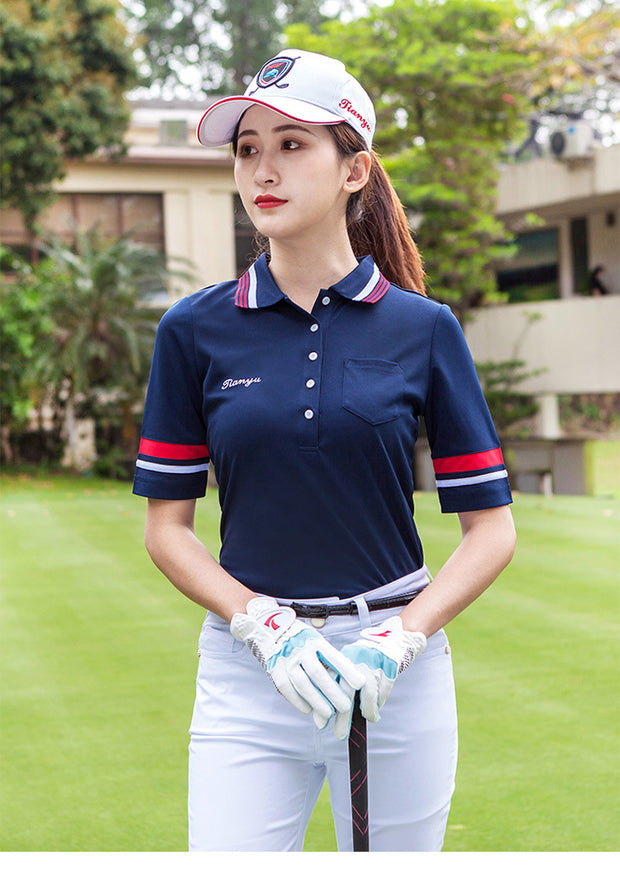 Golf Ladies Short Sleeve Sports T-shirt