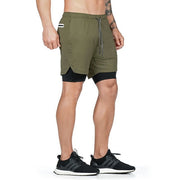 Jogger Shorts with Hidden Zipper Pockets