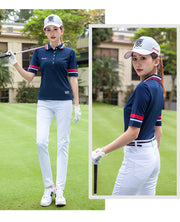 Golf Ladies Short Sleeve Sports T-shirt