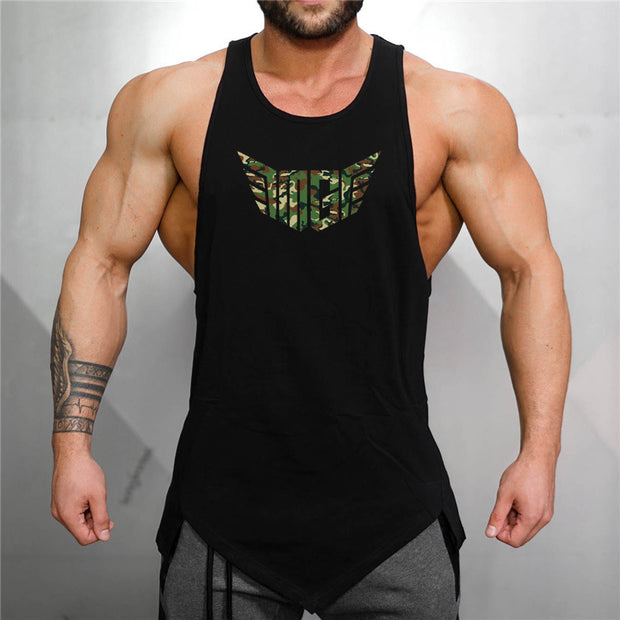 Camouflage Muscle Sports Fitness Vest