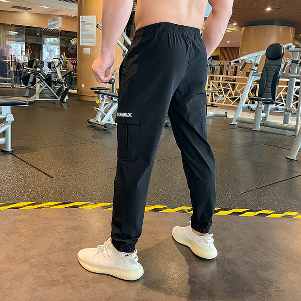 Slim Fit Fitness Training Pants For Men